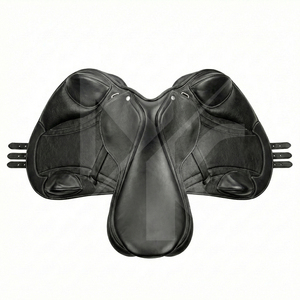 Silla de Montar de Doma de Cuero Genuino Hecha a Mano de Alta Calidad para Salto de Contacto Cercano, Productos Ingleses para Carreras de Caballos de la India - Product Image 2