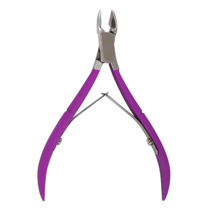 Kit de manucure professionnel en acier inoxydable à lames courbées, avec pince à cuticules à large ouverture pour ongles et repousse-cuticules, et coupe-ongles pour ongles incarnés - Product Image 6