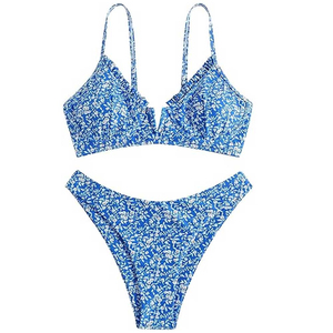 bikini set with durable fabric suitable for repeated use bikini set with adjustable straps for better support and fit bikini set - Product Image 1