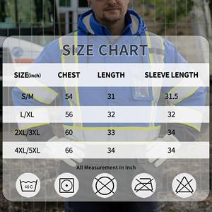 High Visibility Safety <b>Jacket</b> Reflective Tape Design <b>Construction</b> Site Safety Gear Breathable Fabric Workwear HI VIS <b>Jackets</b> - Product Image 6