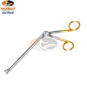 JACKBILLY Orthopedic Surgical Intervertebral Disc Rongeur 45 Degree Angle 3x10mm <b>Bite</b> 9 Inch Shaft Stainless Steel - Product Image 6