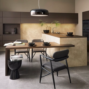 Juego de Muebles de Cocina Modulares Modernos de Estilo Europeo Personalizados de JY Project, Listos para Armar, Gabinetes de Cocina de Lujo con Isla - Product Image 3