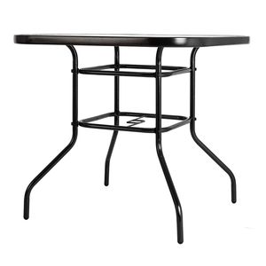 Tavolo Quadrato da Esterno con Vetro Temperato per Giardino o Cortile - Product Image 3