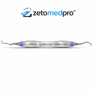 Curette parodontale Premium Gracey 12/13 en acier inoxydable, instrument de détartrage et de planification radiculaire dentaire OEM Zetomed Pro - Product Image 1