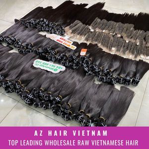 Extensiones de Cabello Natural Negro Liso al por Mayor, Cabello Remy Virgen Vietnamita 100% Natural - Product Image 5