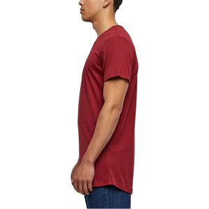 T-shirt à manches courtes pour homme, col rond, coupe classique, couleur unie, jersey décontracté en coton - Product Image 4