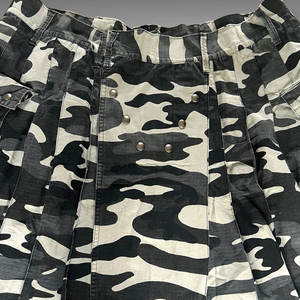 Men's Urban Scottish Camouflage Cotton Utility Kilt with Cargo Pockets and Adjustable Straps - Product Image 3