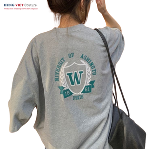 T-shirt de haute qualité imprimé pour les femmes 100% coton impression personnalisée femme T-shirt Premium T-shirt femmes - Product Image 1