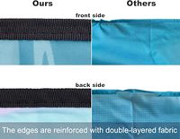 Grande couverture de plage douce, imperméable, pliable et légère pour pique-nique, camping et activités de plein air