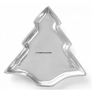 Bandeja Navideña de Sublimación en Blanco, Elegante, de Lujo, Personalizada, Duradera y de Alta Calidad con Diseño de Copo de Nieve para Bodas y Fiestas de Cumpleaños - Product Image 4