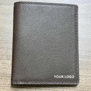 Luxury Minimalist Genuine Leather <b>Slim</b> Waterproof <b>Card</b> <b>Holder</b> Detail Unisex Custom Logo Design for Daily Use - Product Image 5