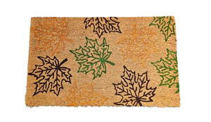 Alfombra Decorativa de Fibra de Coco Natural con Base de PVC Antideslizante para Entrada - Product Image 4