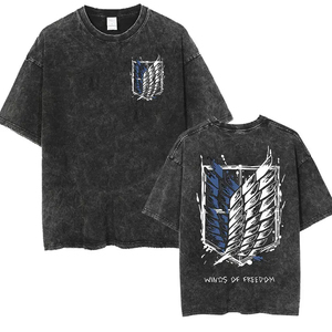 T-shirt Streetwear Oversize Premium en Coton Doux avec Motif Poisson Anime Japonais – Personnalisation et Fournisseur en Gros - Product Image 3