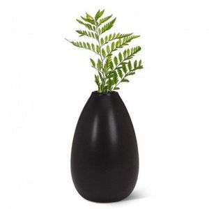 Elegante Florero de Metal Negro para Mesa, Recipiente Decorativo de Boca Ancha - Product Image 2