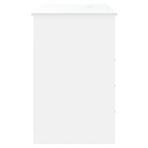 Escritorio para computadora de madera de ingeniería blanca, tamaño 40.2 pulgadas x 19.7 pulgadas x 29.9 pulgadas - Product Image 6