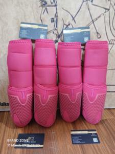 BRAND ZONE Protège-tendons en néoprène pour chevaux, ensemble de 4 protections pour les jambes, comprenant deux protections avant et deux protections arrière - Product Image 1