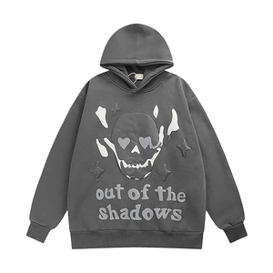 Vente Flash Streetwear : Crop Top Tricoté à Capuche Décontracté pour Femme, Hiver, Impression Personnalisée Écologique sur le Devant, 100% Coton de Haute Qualité - Product Image 1