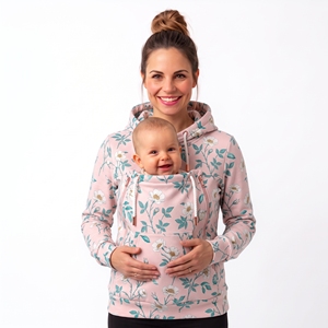 Hoodie personnalisé pour femme, doux, à manches longues, pour l'hiver, avec poche frontale, écologique, en polyester et coton imprimé 400-500 GSM - Product Image 2