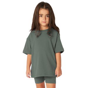 Conjunto de Ropa Personalizado para Bebés Niños y Niñas, Camiseta Holgada de Verano con Pantalones Cortos, Manga Corta, Tela de Algodón, Conjuntos de Ropa para Niños Pequeños - Product Image 2