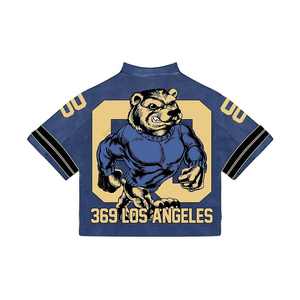 เสื้อยืดผู้ชายคุณภาพสูงระดับมืออาชีพสำหรับฤดูร้อน สวมใส่สบาย ระบายอากาศได้ดี  รับสั่งทำลายพิมพ์แบบซับลิเมชั่น เสื้อยืดคอวีผ้าฝ้ายตาข่าย - Product Image 4