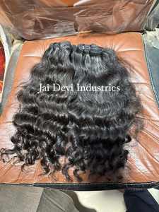 Cheveux humains naturels bouclés, qualité supérieure, cuticules alignées, provenant de temples indiens vierges, pour closure, directement du fabricant et fournisseur - Product Image 6