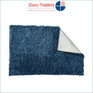 Vendeur indien mondial de tapis de bain solide tufté antidérapant en microfibre tufté absorbant l'eau au toucher doux disponible à un prix exceptionnel - Product Image 3