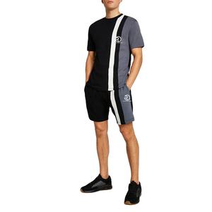 Survêtement imprimé mode estivale Ensemble chemise et short pour hommes Ensemble deux pièces style ample Ensemble short de survêtement décontracté - Product Image 1