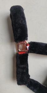 Licol de cheval en nylon réglable, doux et durable, avec longe et collier en polaire, vente en gros OEM - Product Image 2