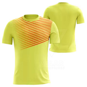 เสื้อกีฬาผู้ชายสั่งทำพิเศษ-คุณภาพสูง โพลีเอสเตอร์ 100% เป็นมิตรกับสิ่งแวดล้อม แห้งเร็ว กันน้ำ ระบายอากาศได้ดี บริการสกรีนโลโก้ตามสั่ง OEM - Product Image 3