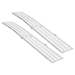 Rampe universali in alluminio da 2 pezzi, capacità di carico 2000 libbre, superficie più ampia, maniglie stabili - Product Image 5