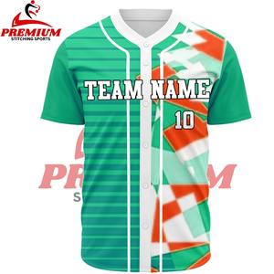 Maillot de baseball unisexe respirant, grande taille, personnalisable avec le nom de l'équipe, vêtement de sport léger de qualité supérieure - Product Image 3