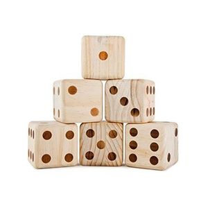 Juego de Dados de Ludo de Madera Tradicional, Natural, Duradero, Liso y Pulido, Juegos de Mesa Clásicos para Reuniones Familiares y Diversión - Product Image 3