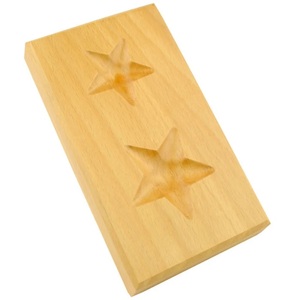 JIPSY Bloc de façonnage en bois dur à 4 cavités en forme d'étoile pour la création de bijoux, outils et équipements de bijouterie - Product Image 2