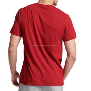Camiseta de Verano de Alta Calidad 100% Algodón para Hombre, Microfibra, Venta al por Mayor de Fábrica, Logotipo Personalizado Impreso, Corte Holgado - Product Image 1