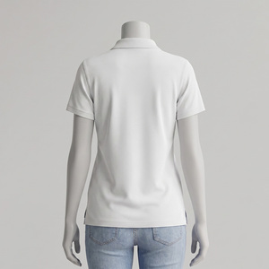 OEM Women's Half Sleeve T-Shirts 100% Cotton Canvas 220g Breathable Quick Dry Eco-Friendly Digital Printed Anti-Wrinkle - Product Image 2