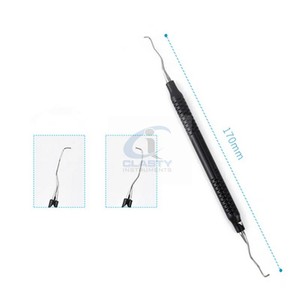 CLASTY INSTRUMENTS CI-DT-R-404 7 pièces Instruments dentaires en acier inoxydable pour détartrage et parodontie, multicolores, réutilisables, Classe I, usage buccal - Product Image 2