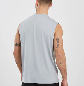 Nouveau débardeur de sport oversize pour homme – Maillot de corps athlétique en coton de haute qualité pour la course et le fitness - Product Image 2