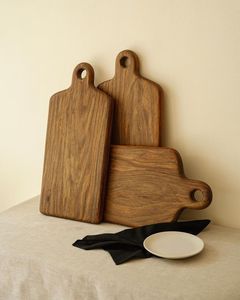 Planche à découper en bois dur de qualité supérieure, bloc à découper rectangulaire avec motif tête de cerf, antidérapant, décoration de cuisine - Product Image 6