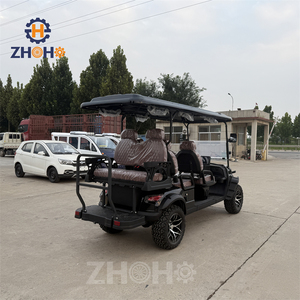 Voiturette <span class=keywords><strong>de</strong></span> golf électrique tout-terrain à 6 places avec cadre en <span class=keywords><strong>aluminium</strong></span>, adaptée aux plages, aux terrains <span class=keywords><strong>de</strong></span> golf et aux parcs - Product Image 6