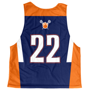 Pinnies de Lacrosse para Hombre, Personalizados con Logotipo OEM, Impresión por Sublimación, Ecológicos, Reversibles, Doble Capa, Malla Birdseye, Deportivos - Product Image 2