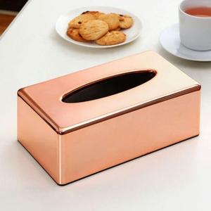 Distributeur de serviettes en acier inoxydable portable et pratique avec poignée en cuir pour restaurants, hôtels et usage sur table. - Product Image 5