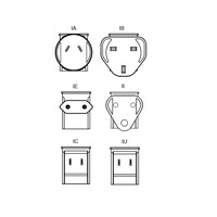 Adaptador de Corriente Médico USB de 5V 6W con Enchufe Intercambiable de Material PC, Compatible con 2xMOPP, 1.20A para EE. UU., UE, Reino Unido, Australia, China, Japón