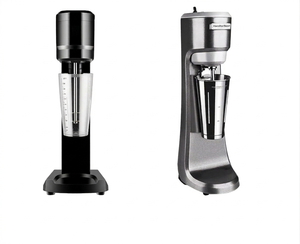 เครื่องปั่นสมูทตี้และมิลค์เชคเชิงพาณิชย์ KEIFU HF-US กำลังไฟ 300 วัตต์ แรงดันไฟฟ้า 110/220 โวลต์ ทำจากสแตนเลส พร้อมช้อน ความจุ 1000 มล. เหมาะสำหรับร้านชานมไข่มุก - Product Image 2