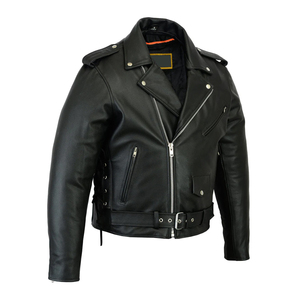 Chaqueta de Cuero para Hombre de Alta Calidad, Directo de Fábrica, Hecha a Medida, Transpirable, Estilo Casual, Cierre de Cremallera, para Invierno - Product Image 5