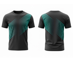 เสื้อยืดกีฬาพิมพ์ลายตามสั่งสำหรับงานออกแบบตามสั่ง |   ไซส์ผู้ชาย ผู้หญิง และเยาวชน |   ชุดกีฬาฝึกซ้อมน้ำหนักเบา แห้งเร็ว ขายส่ง - Product Image 4