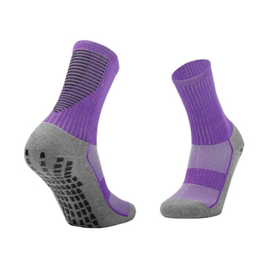 Navy Solid Crew <b>Socks</b> Red <b>Toe</b> Heel 100% Cotton Breathable Antibacterial Quick Dry Eco-Friendly Knee High Sporty Football <b>for</b> - Product Image 1