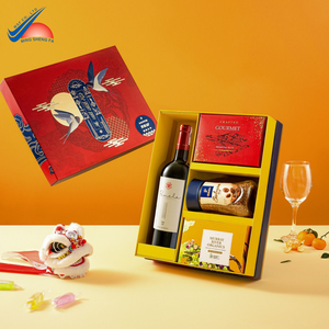 Caja de cesto de Año Nuevo impresa personalizada para regalos Premium - Product Image 1