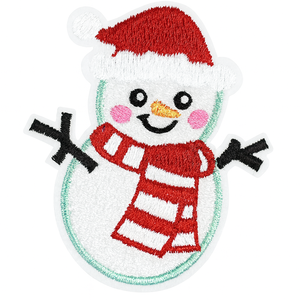 Vente en gros de petits écussons de Noël brodés au fer sur mesure pour femme et homme - Product Image 5