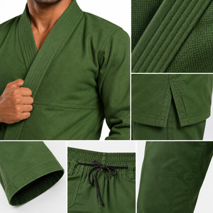 Traje de BJJ avanzado con diseño reforzado, transpirable, cómodo y con excelente flexibilidad para sesiones exigentes de artes marciales. - Product Image 5