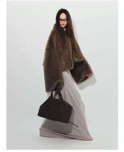 เสื้อโค้ทขนสัตว์เทียมแบบสั้นสไตล์วินเทจสำหรับผู้หญิงจากเนสต้า สปอร์ตส์ พร้อมแขนเสื้อยาวพิเศษและซับในขนสัตว์เทียม แจ็คเก็ตฤดูหนาวไซส์พลัส - Product Image 5